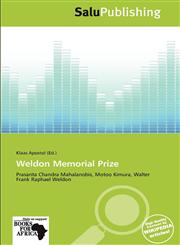 Weldon Memorial Prize,6139140099,9786139140091