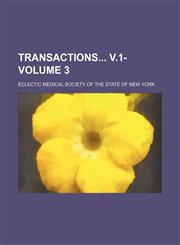 Transactions v.1- Volume 3,1155121171,9781155121178