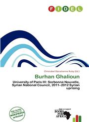Burhan Ghalioun,6200944466,9786200944467
