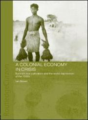 A Colonial Economy in Crisis Burma's Rice Delta and the World Depression of the 1930s,0415305802,9780415305808