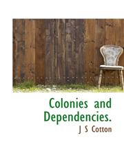 Colonies and Dependencies.,1117358283,9781117358284