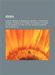Ayah Satanic Verses, Al-Baqara 255, An-Nisa, 34, Muqatta'at, Basmala, An-Nisa, 24, At-Tawba 5, Al-Hashr, 6, At-Tawba 29, Aale Imran, 7,1155159128,9781155159126