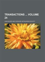 Transactions  Volume 24,1231176334,9781231176337