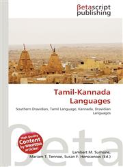 Tamil-Kannada Languages,613527693X,9786135276930