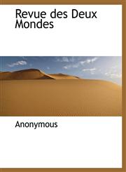 Revue des Deux Mondes,1116865602,9781116865608