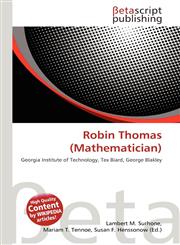 Robin Thomas (Mathematician),6136089580,9786136089584