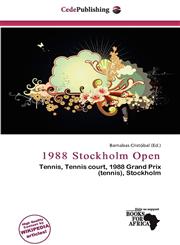1988 Stockholm Open,6201452370,9786201452374