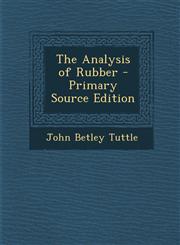 Analysis of Rubber,1289964947,9781289964948