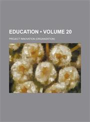 Education (Volume 20),1459070313,9781459070318