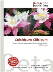 Colchicum Cilicicum,6134851159,9786134851152