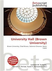 University Hall (Brown University),613524213X,9786135242133