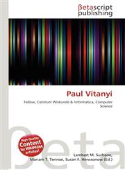 Paul Vitanyi,6134432954,9786134432955