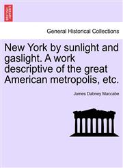 New York by sunlight and gaslight. A work descriptive of the great American metropolis, etc.,1241335117,9781241335113
