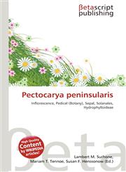 Pectocarya peninsularis,6135282859,9786135282856