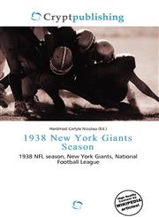 1938 New York Giants Season,6136573407,9786136573403