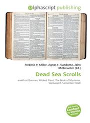 Dead Sea Scrolls,6130029489,9786130029487