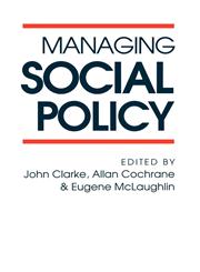 Managing Social Policy,0803977697,9780803977693