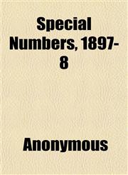 Special Numbers, 1897-8,1152482394,9781152482395