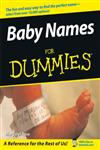 Baby Names For Dummies,0764543407,9780764543401