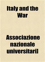 Italy and the War,1152348388,9781152348387
