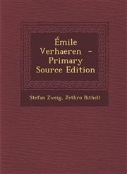 Emile Verhaeren - Primary Source Edition,1293752746,9781293752746