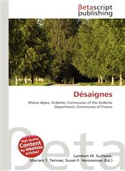 Désaignes,6136030217,9786136030210