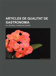 Articles de qualitat de gastronomia Pa, Cervesa, Formatge de Maó,1232756350,9781232756354