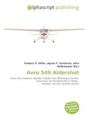 Avro 549 Aldershot,6134287164,9786134287166