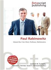 Paul Rabinowitz,6134861960,9786134861960
