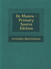 De Musica - Primary Source Edition,1295820749,9781295820740