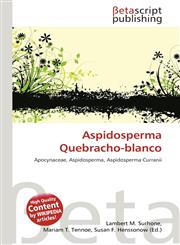 Aspidosperma Quebracho-blanco,6133501383,9786133501386
