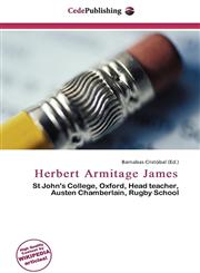 Herbert Armitage James,6136837226,9786136837222