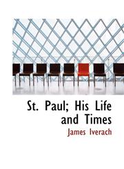 St. Paul; His Life and Times,1116402971,9781116402971