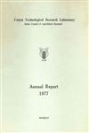 Annual Report - 1977 Indian Council of Agricultural Research