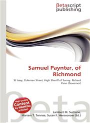 Samuel Paynter, of Richmond,6136000296,9786136000299