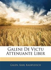 Galeni De Victu Attenuante Liber,114440407X,9781144404077