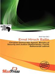 Ernst Hirsch Ballin,6137290131,9786137290132