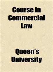 Course in Commercial Law,1152010786,9781152010789