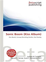 Sonic Boom (Kiss Album),6133536381,9786133536388