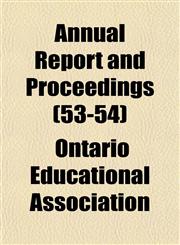 Annual Report and Proceedings (53-54),1151892793,9781151892799