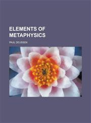 Elements of Metaphysics,1236785770,9781236785770