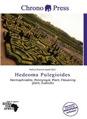 Hedeoma Pulegioides,6139543401,9786139543403