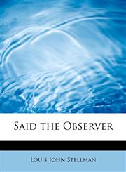 Said the Observer,1434699978,9781434699978