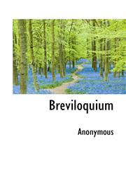 Breviloquium,1116426439,9781116426434