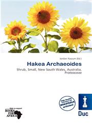 Hakea Archaeoides,6139823889,9786139823888