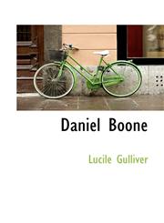 Daniel Boone,1117406334,9781117406336