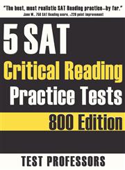 5 SAT Critical Reading Practice Tests,097967865X,9780979678653
