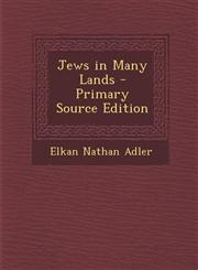 Jews in Many Lands,1287540392,9781287540397