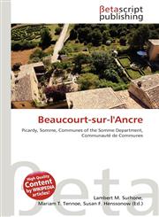 Beaucourt-sur-l'Ancre,6135492039,9786135492033