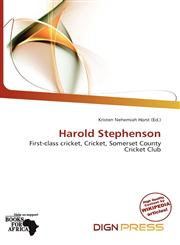 Harold Stephenson,6201473580,9786201473584